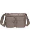 Borsa Donna a Tracolla Mandarina Duck in Tessuto Linea MD20 Colore Taupe - P10QMTX5