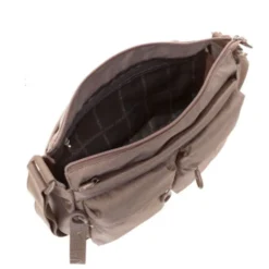 Borsa Donna a Tracolla Mandarina Duck in Tessuto Linea MD20 Colore Taupe - P10QMTX5
