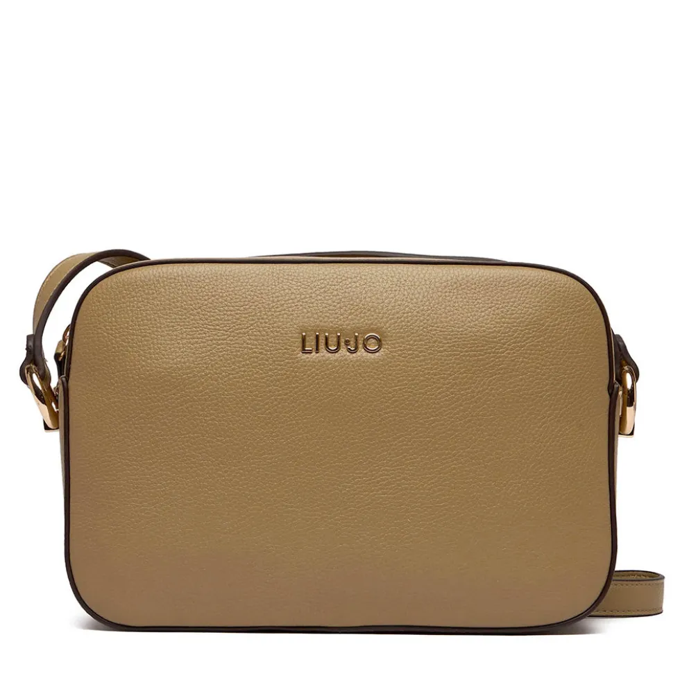 Borsa Donna a Tracolla Media LIU JO Better effetto Bottalato color Fango