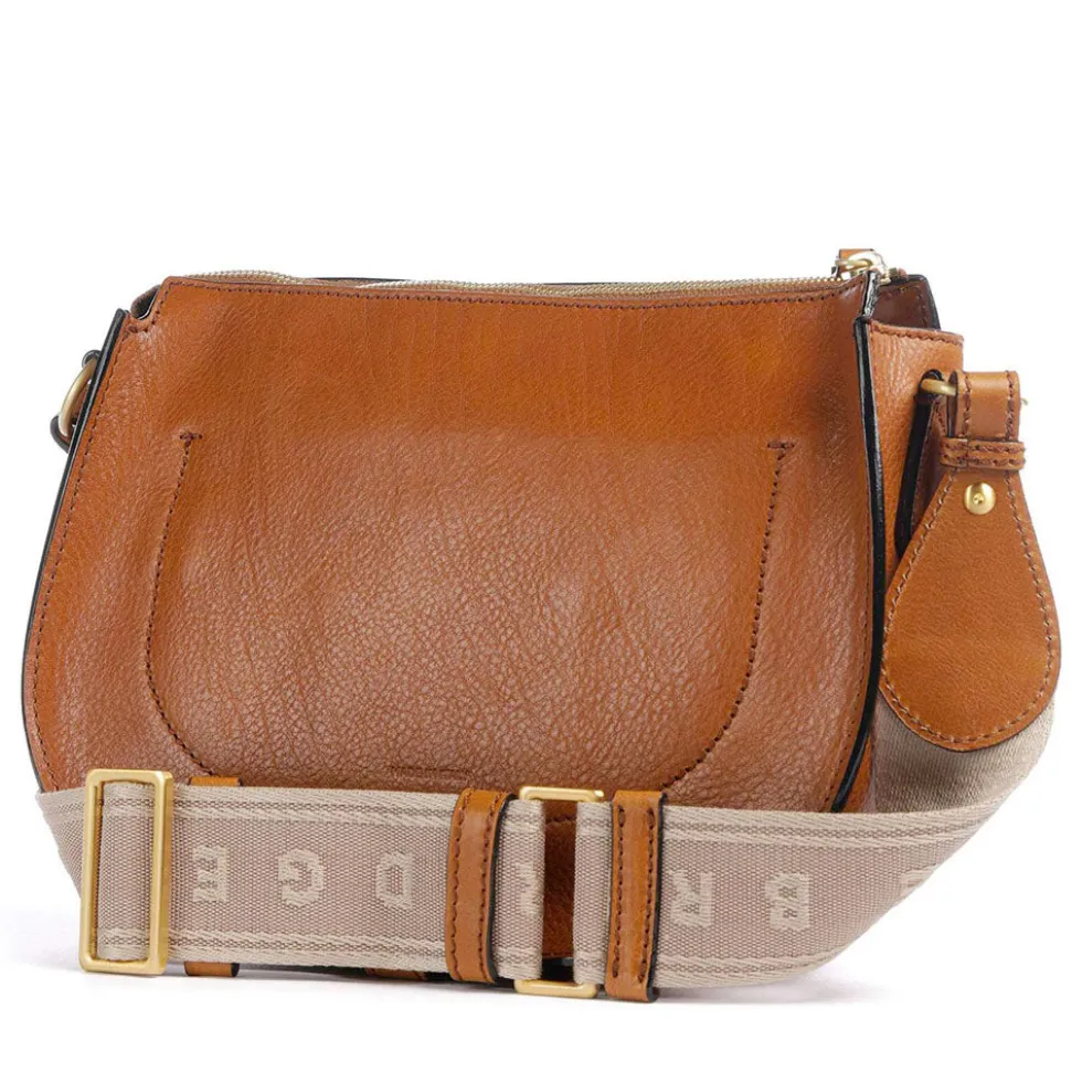 Borsa Donna a Tracolla Media THE BRIDGE linea Isadora in Pelle Cognac