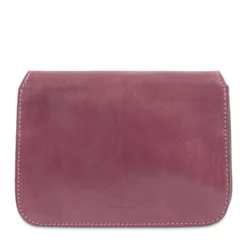 Borsa Donna a Tracolla Media THE BRIDGE linea Lucrezia in Pelle Viola Orchidea