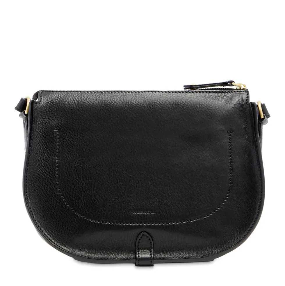 Borsa Donna a Tracolla Media THE BRIDGE linea Isadora in Pelle Nera