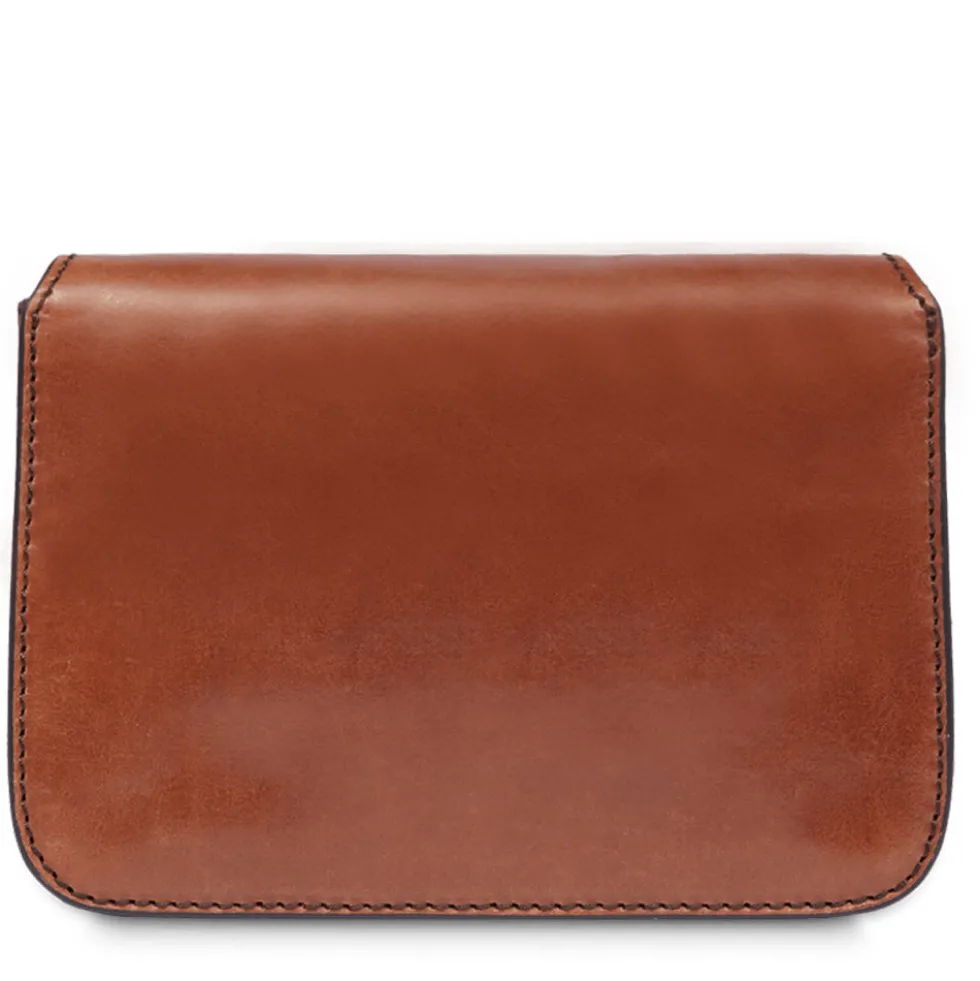 Borsa Donna a Tracolla Media THE BRIDGE linea Lucrezia in Pelle Marrone