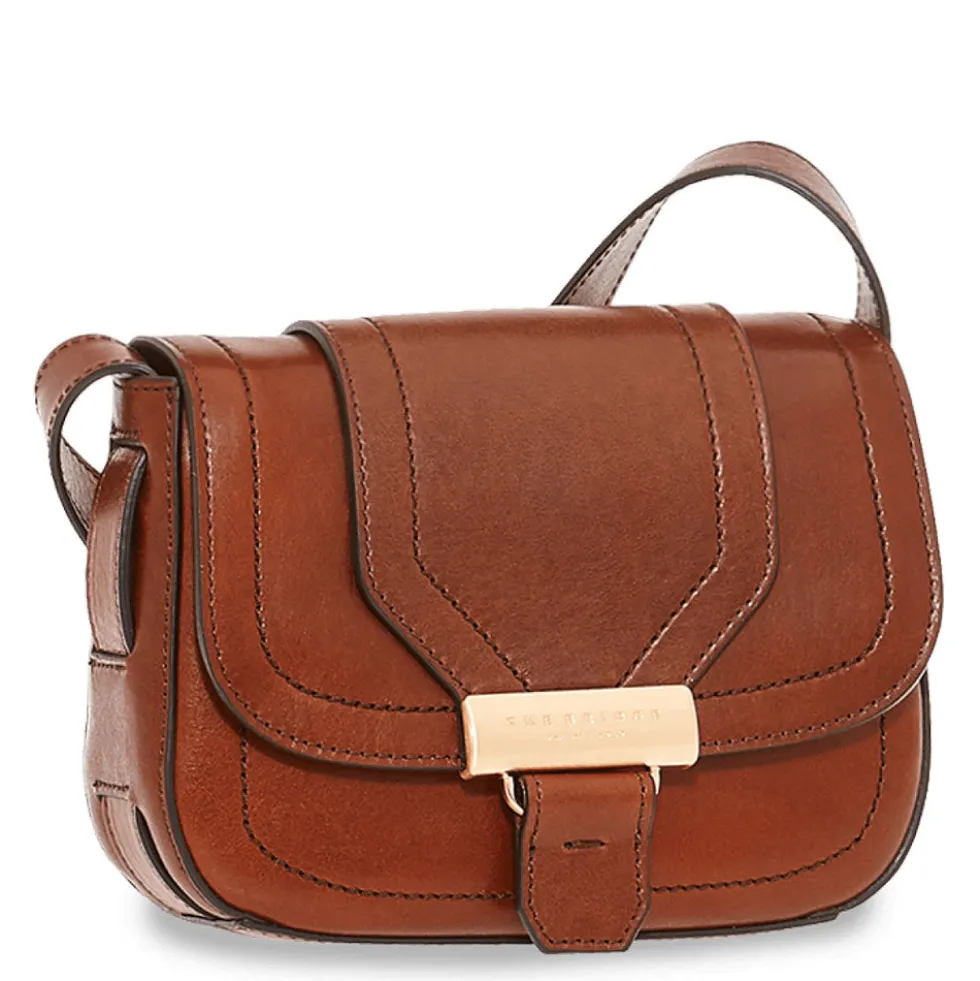Borsa Donna a Tracolla Media THE BRIDGE linea Benedetta in Pelle Marrone