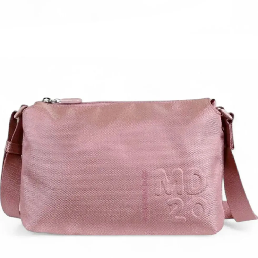 Borsa Donna a Tracolla Piccola MANDARINA DUCK in Tessuto colore Rose Linea MD20