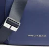 Borsa Donna a Tracolla PIQUADRO linea Circle in Tessuto Riciclato e Pelle Blu - BD6657W92T