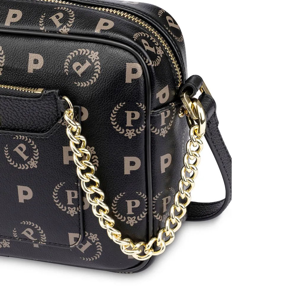 Borsa Donna a Tracolla POLLINI linea Heritage Heritage Re-Edition Nero