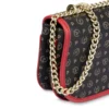 Borsa Donna a Tracolla POLLINI linea Heritage Logo Classic Nero e Lacca