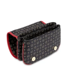 Borsa Donna a Tracolla POLLINI linea Heritage Logo Classic Nero e Lacca