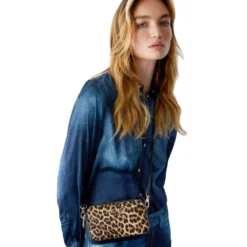 Borsa Donna a Tracolla Small LIU JO Better stampa Bottalata stampa Animalier
