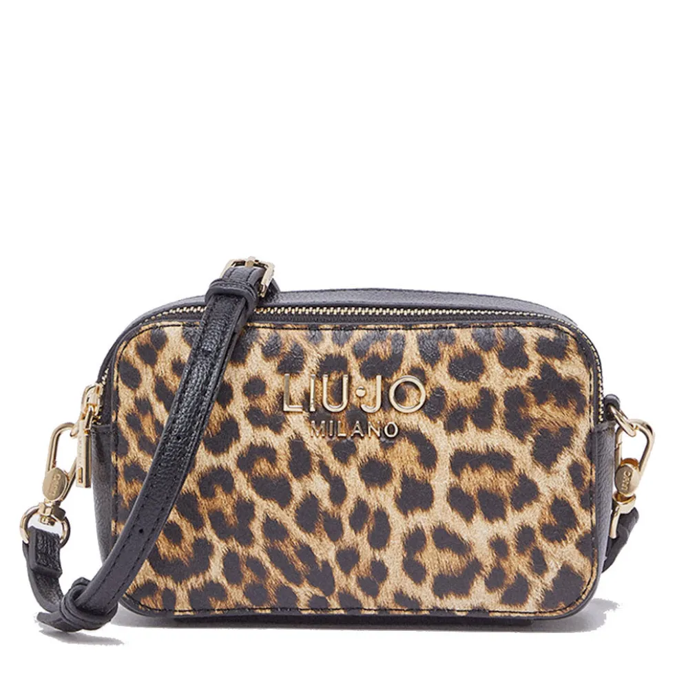 Borsa Donna a Tracolla Small LIU JO Better stampa Bottalata stampa Animalier