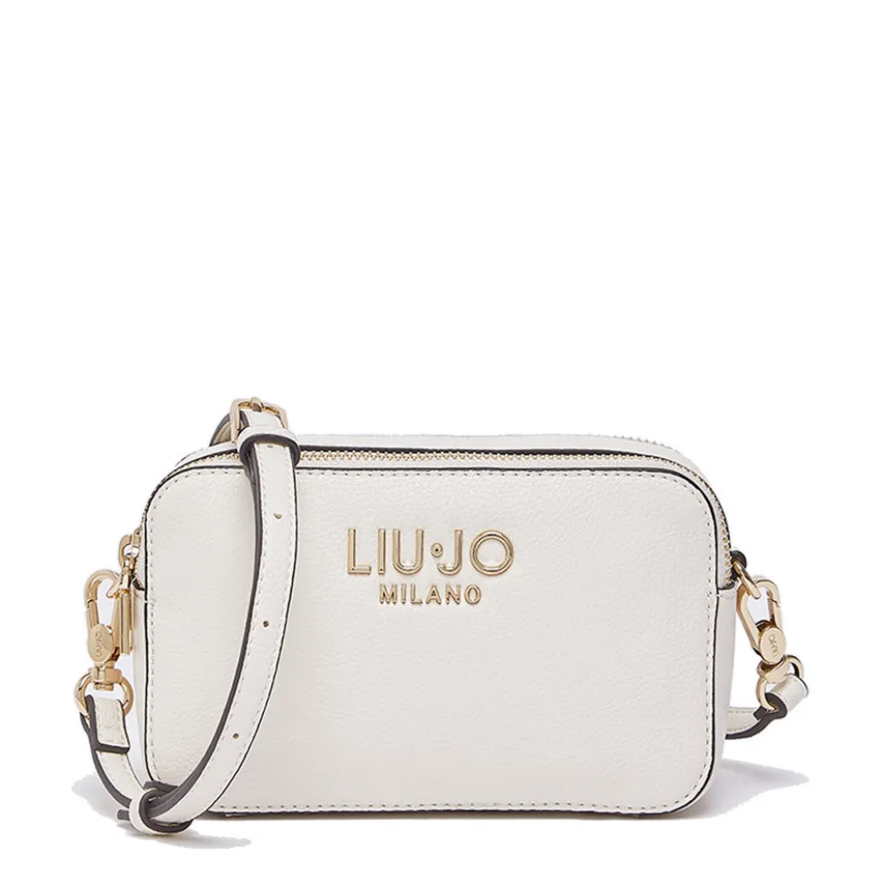 Borsa Donna a Tracolla Small LIU JO Better stampa Bottalata color Crema