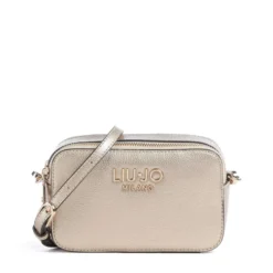 Borsa Donna a Tracolla Small LIU JO Better stampa Bottalata Light Gold