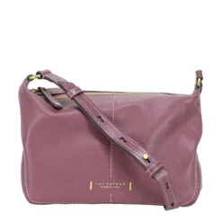 Borsa Donna a Tracolla THE BRIDGE linea Letizia in Pelle Viola Orchidea
