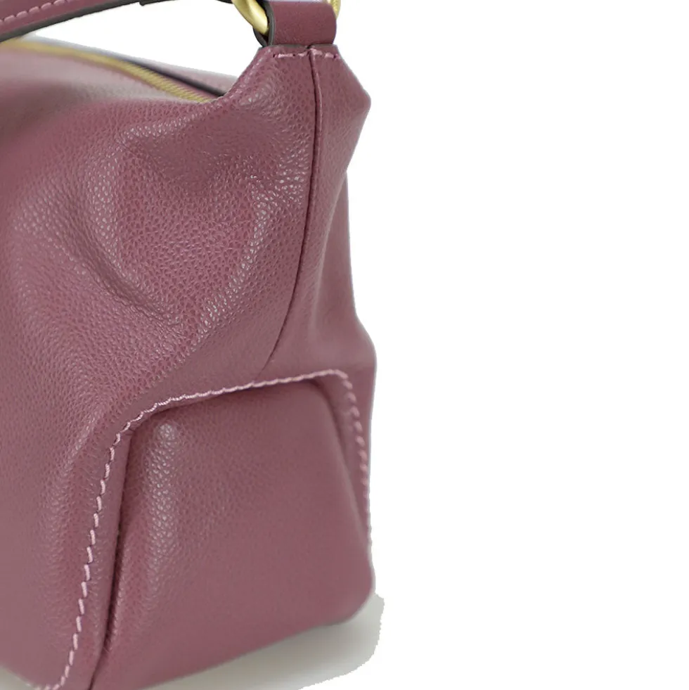 Borsa Donna a Tracolla THE BRIDGE linea Letizia in Pelle Viola Orchidea