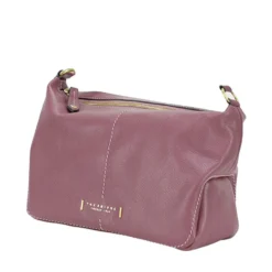 Borsa Donna a Tracolla THE BRIDGE linea Letizia in Pelle Viola Orchidea