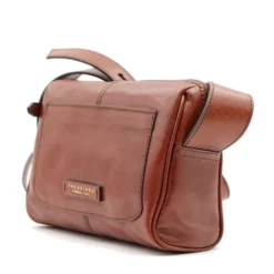 Borsa Donna a Tracolla THE BRIDGE linea Flora in Pelle Marrone