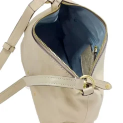 Borsa Donna a Tracolla THE BRIDGE linea Letizia in Pelle color Burro
