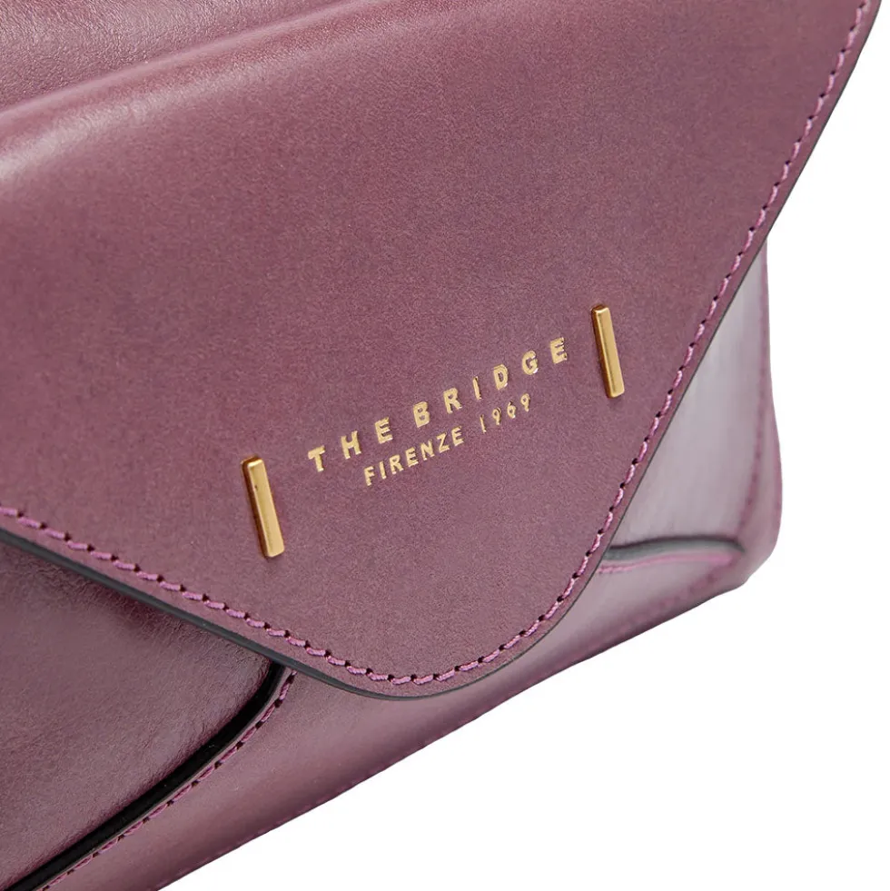 Borsa Donna a Tracolla THE BRIDGE linea Frida in Pelle Rosa Orchidea