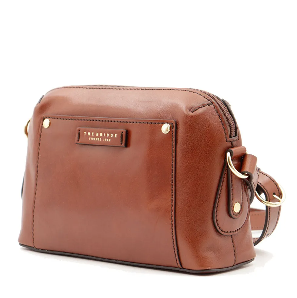 Borsa Donna a Tracolla THE BRIDGE linea Cecilia in Pelle Marrone