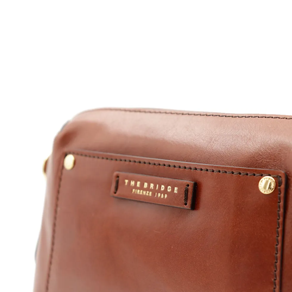 Borsa Donna a Tracolla THE BRIDGE linea Cecilia in Pelle Marrone