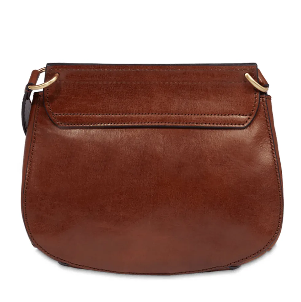Borsa Donna a Tracolla THE BRIDGE linea Erica in Pelle Marrone