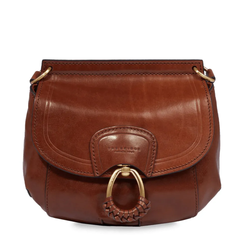 Borsa Donna a Tracolla THE BRIDGE linea Erica in Pelle Marrone
