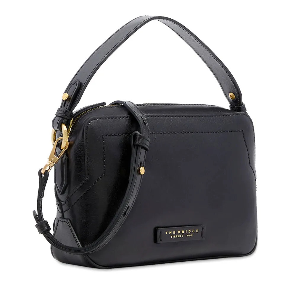 Borsa Donna a Tracolla THE BRIDGE linea Larissa in Pelle Nera