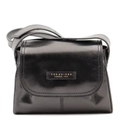 Borsa Donna a Tracolla THE BRIDGE linea Flora in Pelle Nera