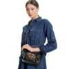 Borsa Donna a Tracolla Trapuntata LOVE MOSCHINO linea Embossed Nera