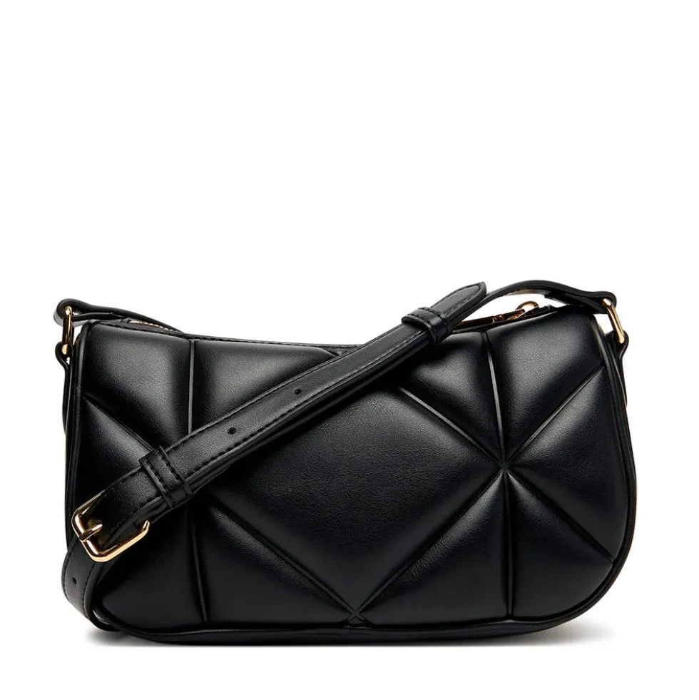 Borsa Donna a Tracolla Trapuntata LOVE MOSCHINO linea Embossed Nera
