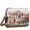 Borsa Donna a Tracolla Y NOT YES-630 Stampa Lost in Rome