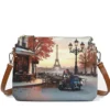 Borsa Donna a Tracolla Y NOT YES-630 Stampa Kisses From Paris