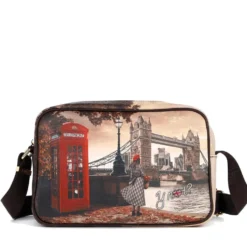 Borsa Donna a Tracolla Y NOT YES-440 stampa London Bridge