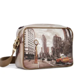 Borsa Donna a Tracolla Y NOT YES-440 stampa Golden Time