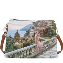 Borsa Donna a Tracolla Y NOT YES-630 Stampa Dreaming Coast