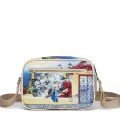 Borsa Donna a Tracolla Y NOT YES-310 stampa Greek Summer