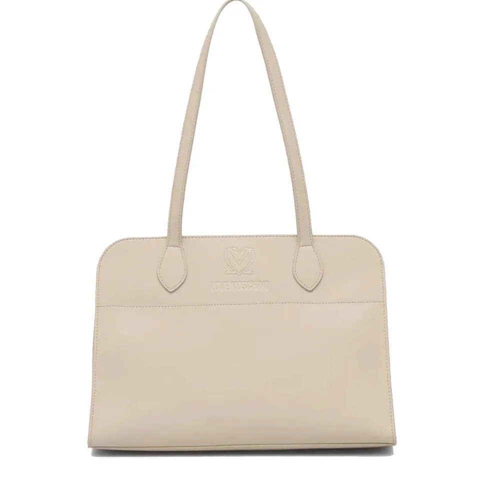 Borsa Donna Bauletto a Spalla LOVE MOSCHINO Avorio