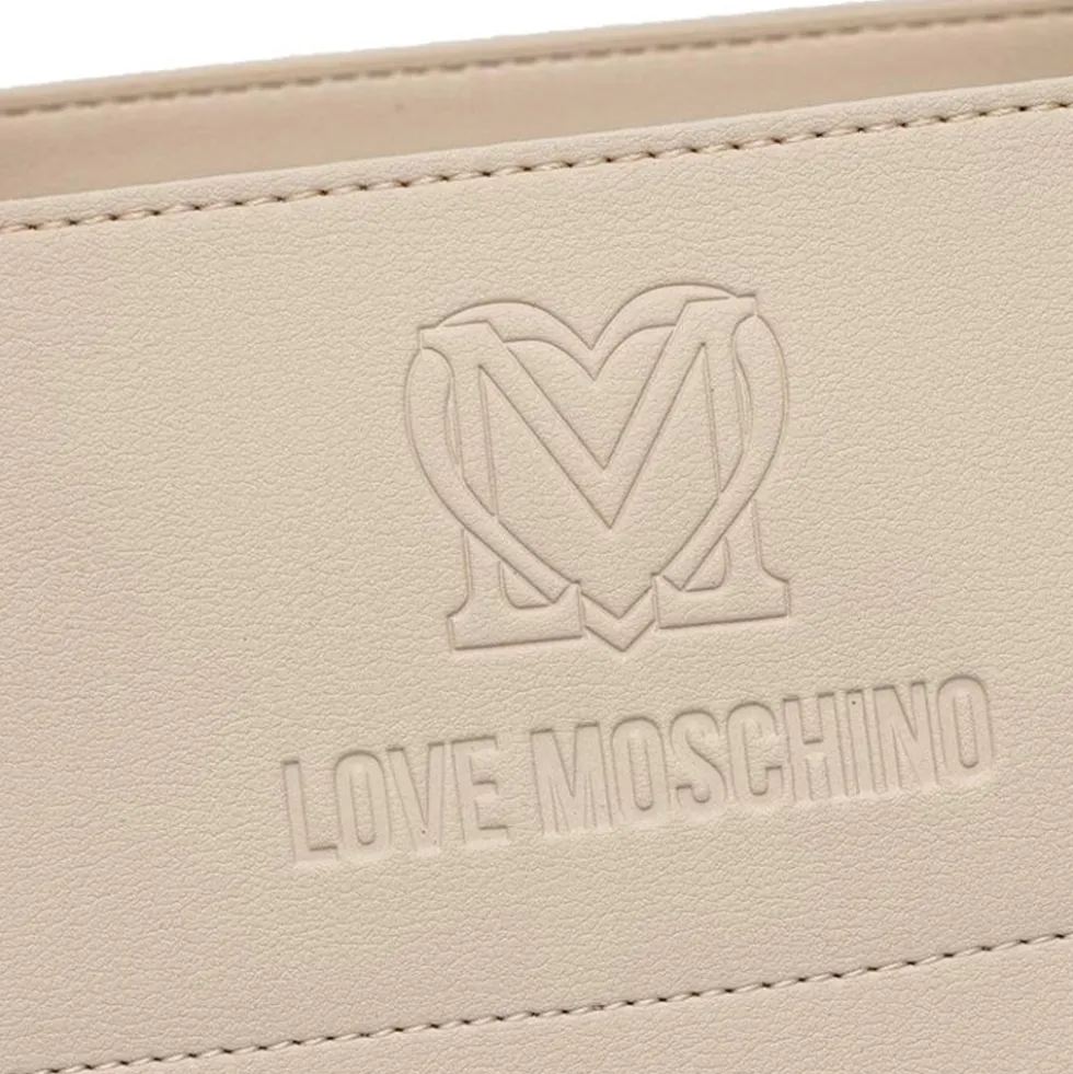 Borsa Donna Bauletto a Spalla LOVE MOSCHINO Avorio