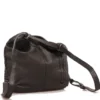 Borsa Donna con Portabilità a Zaino GIANNI CONTI in Pelle Intrecciata Nera