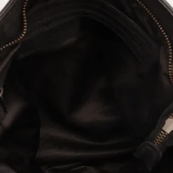 Borsa Donna con Portabilità a Zaino GIANNI CONTI in Pelle Intrecciata Nera