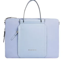 Borsa Donna da Lavoro PIQUADRO linea Circle in Pelle e Tessuto Riciclato Indaco - CA4021W92T