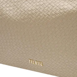 Borsa Donna Hobo 1A Classe Alviero Martini linea Golden Dune effetto Intrecciato Sabbia LE41