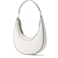 Borsa Donna Hobo a Spalla GUESS Linea Lindsey Colore Bone Logo