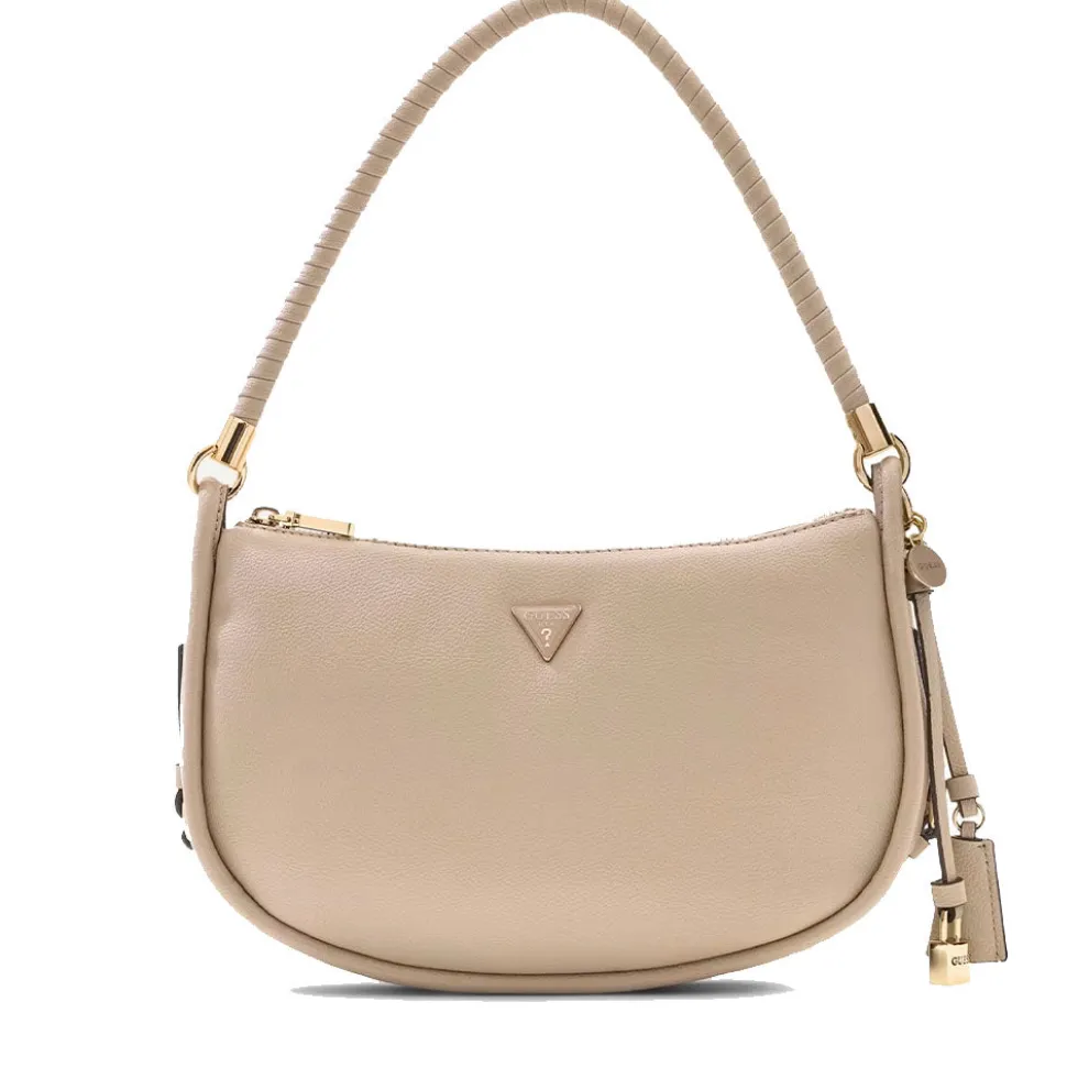 Borsa Donna Hobo a Spalla GUESS Linea Danya Colore Taupe