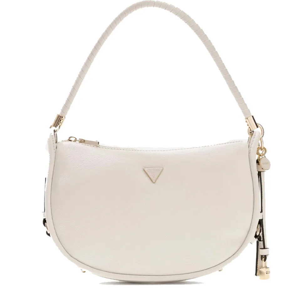 Borsa Donna Hobo a Spalla GUESS Linea Danya Colore Off White