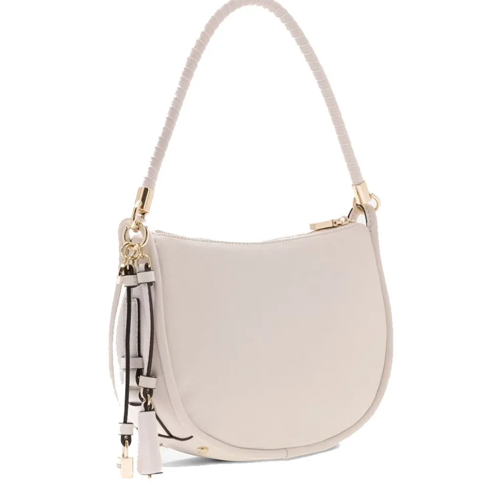 Borsa Donna Hobo a Spalla GUESS Linea Danya Colore Off White