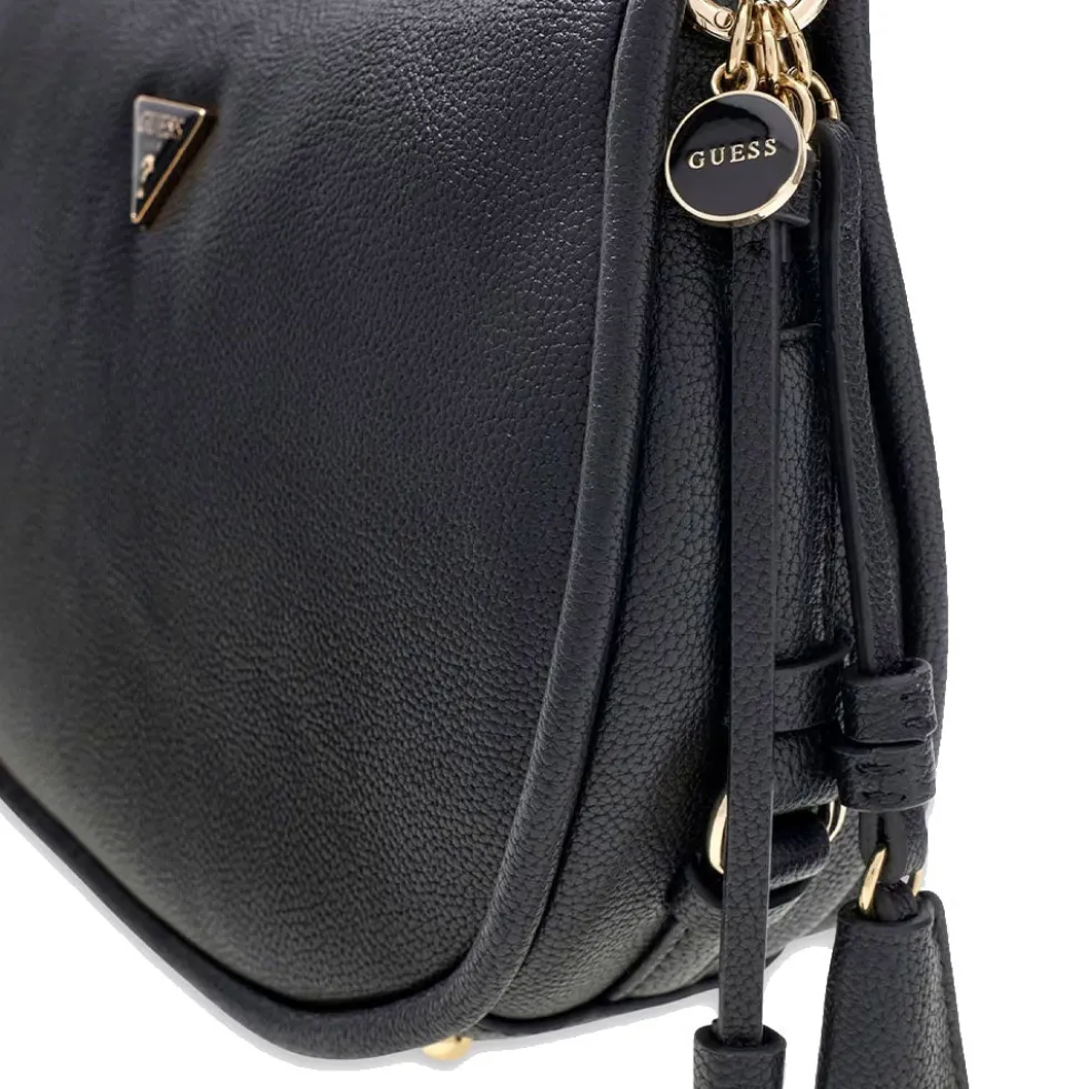 Borsa Donna Hobo a Spalla GUESS Linea Danya Colore Nero