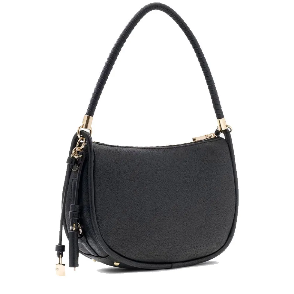 Borsa Donna Hobo a Spalla GUESS Linea Danya Colore Nero