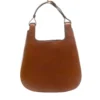 Borsa Donna Hobo a Spalla THE BRIDGE in Pelle Marrone linea Lucia
